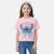 T-shirt manches courtes fille avec personnage lilo & stitch Rose+Vert 1 - vertbaudet enfant 