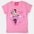 T-shirt enfant imprimé minnie Rose+Rose clair 4 - vertbaudet enfant 