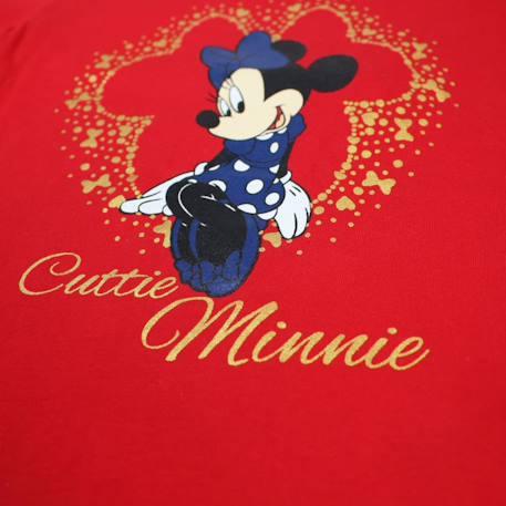 T-shirt enfant manches courtes blanc motif personnage minnie Blanc+Rouge 11 - vertbaudet enfant 