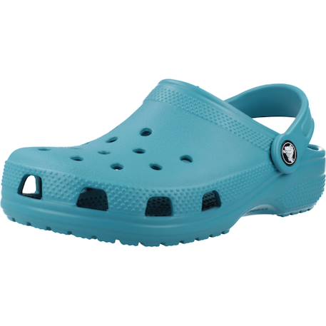 Tongs fille modèle classic clog k Bleu+Bleu foncé+Rose Fuchsia 4 - vertbaudet enfant 