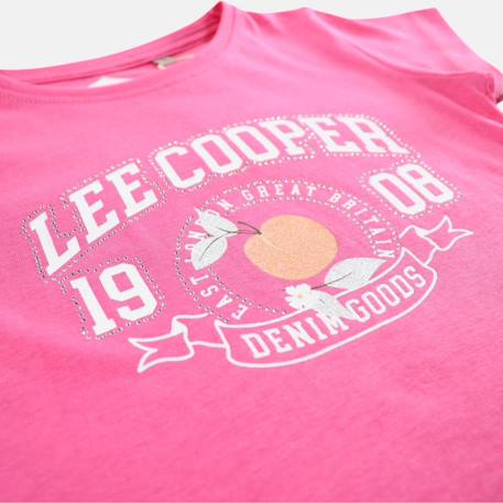 T shirt fille manches courtes Fushia+Jaune+Orange+Rosatre 5 - vertbaudet enfant 