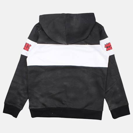 Sweat enfant capuche noir et blanc mickey Noir 5 - vertbaudet enfant 