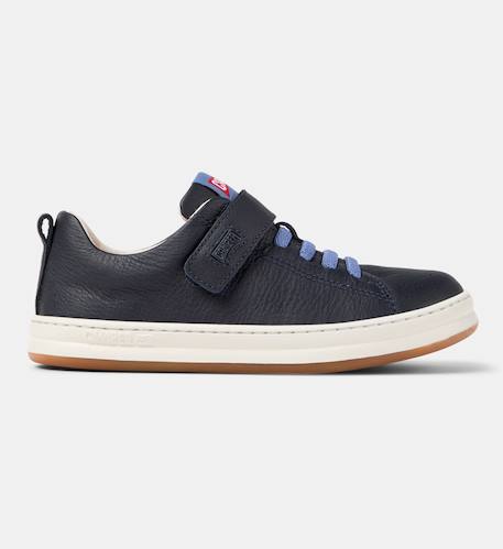 Baskets garçon cuir RUNNER FOR TWINS Marine 1 - vertbaudet enfant 