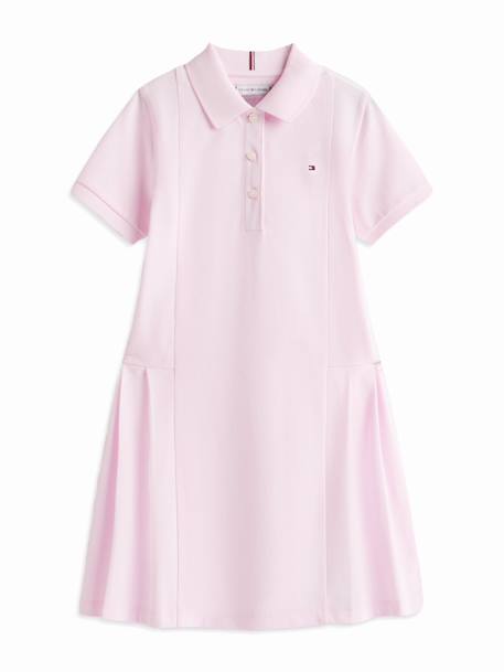 Robe col polo Rose clair 1 - vertbaudet enfant 