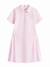 Robe col polo Rose clair 1 - vertbaudet enfant 