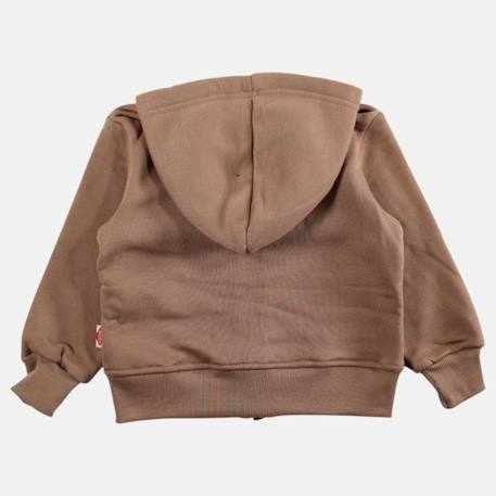 Veste sweat à capuche garçon imprimée Beige+Kaki+Marron 13 - vertbaudet enfant 
