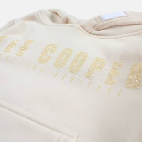 Sweat à capuche fille imprimé Blanc+Mauve 4 - vertbaudet enfant 