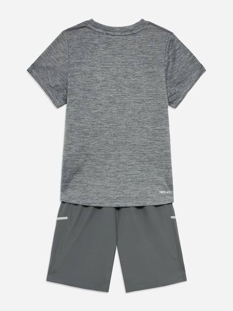 Ensemble 2 pièces Gris+Noir+Vert fluo 2 - vertbaudet enfant 
