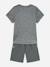 Ensemble 2 pièces Gris+Noir+Vert fluo 2 - vertbaudet enfant 