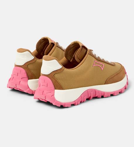 Baskets fille cuir drift trail kids Marron moyen 4 - vertbaudet enfant 