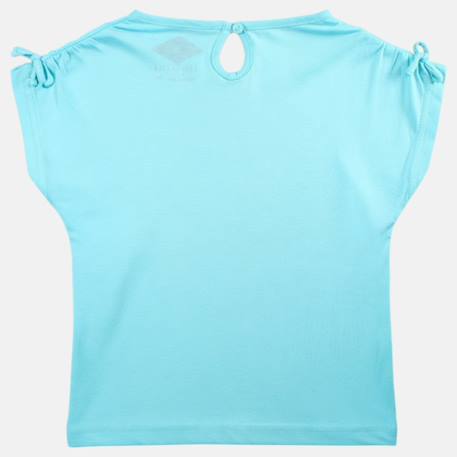 T shirt fille manches courtes Blanc+Bleu+Gris+Jaune 8 - vertbaudet enfant 
