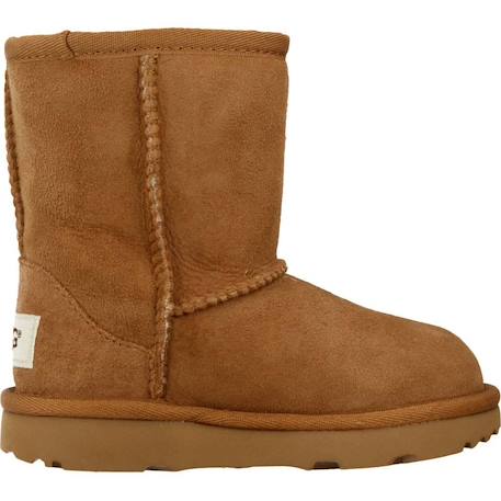 Bottes garçon modèle classic ii Marron chestnut+Noir black 1 - vertbaudet enfant 