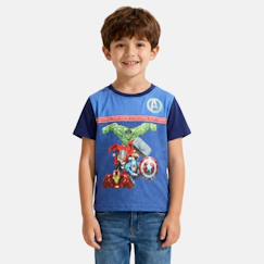 Garçon-T-shirt, polo, sous-pull-T-shirt-T-shirt manches courtes garçon avec imprimé avengers