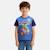 T-shirt manches courtes garçon avec imprimé avengers Bleu+Marine 6 - vertbaudet enfant 