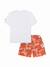 Ensemble 2 pièces Noir / rouge+Orange / blanc 6 - vertbaudet enfant 
