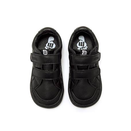 Sneakers garçon synthétique fermeture adhésive barefoot Blue marine+Noir intense 7 - vertbaudet enfant 