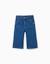 Jean à jambe large avec 4 poches Bleu 1 - vertbaudet enfant 