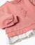Ensemble de jogging en coton avec imprimé fleur en relief Rose 3 - vertbaudet enfant 