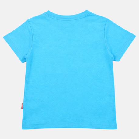 T-shirt manches courtes garçon avec imprime ocean Beige+Bleu+Marine+Orange 9 - vertbaudet enfant 