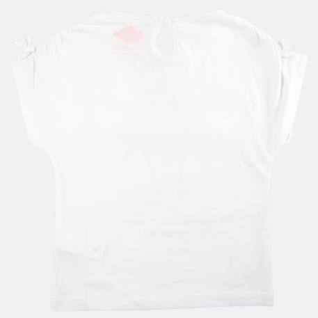 T shirt fille manches courtes Blanc+Bleu+Gris+Jaune 3 - vertbaudet enfant 