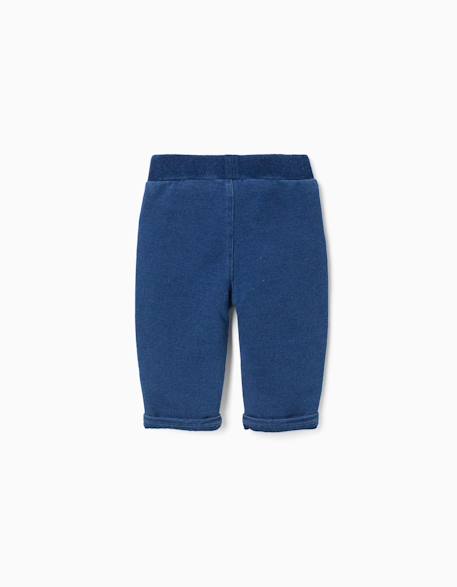 Jean en coton avec poches décoratives Bleu 2 - vertbaudet enfant 