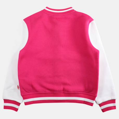 Veste boutonnée fille Fushia+Marine+Rose 4 - vertbaudet enfant 