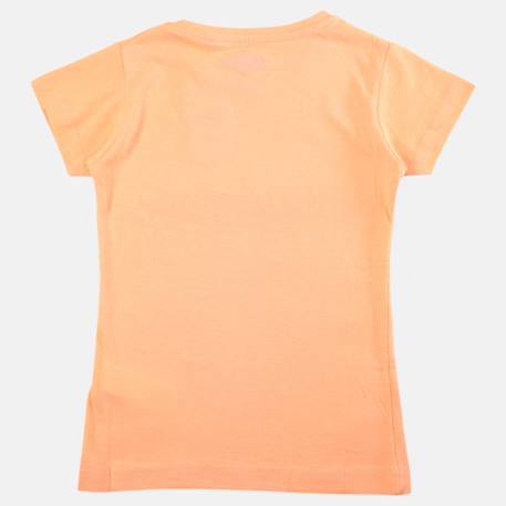 T shirt fille manches courtes Fushia+Jaune+Orange+Rosatre 15 - vertbaudet enfant 