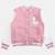 Veste boutonnée fille Fushia+Marine+Rose 13 - vertbaudet enfant 