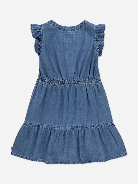Robe fille en jean Bleu 2 - vertbaudet enfant 