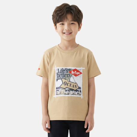 Garçon-T-shirt manches courtes garçon avec imprime ocean