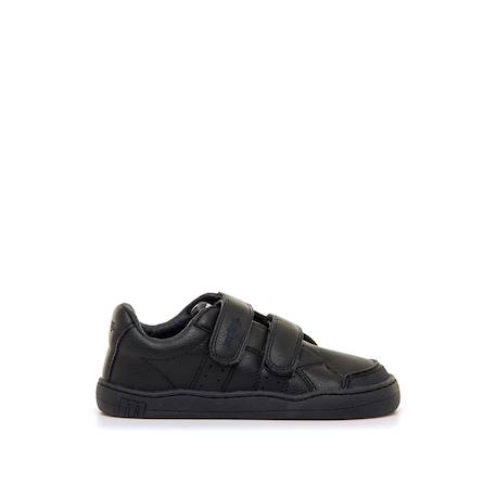 Sneakers garçon synthétique fermeture adhésive barefoot Blue marine+Noir intense 1 - vertbaudet enfant 
