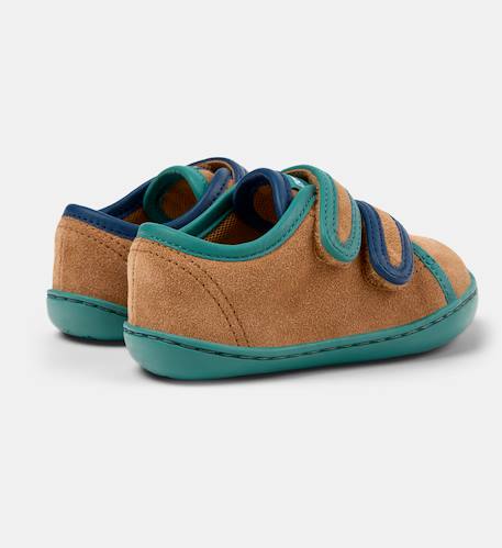 Baskets garçon cuir peu cami kids twins Marron moyen 4 - vertbaudet enfant 