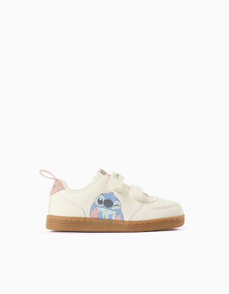 Baskets avec imprimé stitch et brides à scratch Beige clair 1 - vertbaudet enfant 