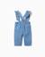 Pantalon en jean avec bretelles amovibles Bleu 3 - vertbaudet enfant 