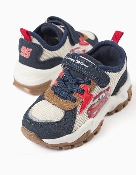 Baskets en maille avec flash mcqueen Bleu foncé 4 - vertbaudet enfant 