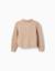 Cardigan en maille torsadée et ajourée Beige clair 2 - vertbaudet enfant 