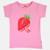 T-shirt manches courtes imprimé, col rond Corail+Jaune pâle+Rose 13 - vertbaudet enfant 