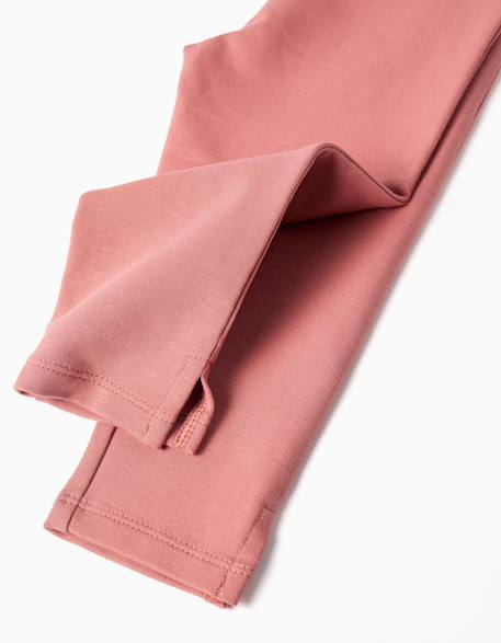 Ensemble de jogging en coton avec imprimé fleur en relief Rose 4 - vertbaudet enfant 
