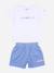 Ensemble garçon 2 pièces Blanc / bleu ciel 1 - vertbaudet enfant 
