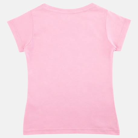 T shirt fille manches courtes Fushia+Jaune+Orange+Rosatre 20 - vertbaudet enfant 