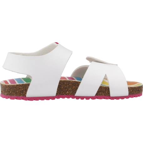 Sandales fille été Blanc blanco 1 - vertbaudet enfant 