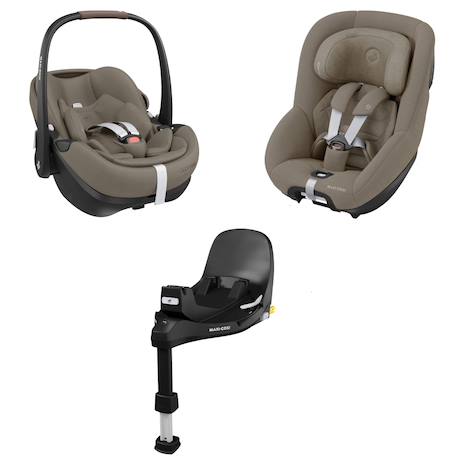 Pack cosi pebble pro 2 + pearl 360 pro 2 + embase familyfix 360 pro Black+Graphite+Green+Truffle 19 - vertbaudet enfant 