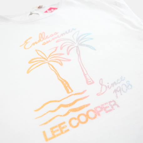 T shirt fille manches courtes Blanc+Bleu+Gris+Jaune 4 - vertbaudet enfant 