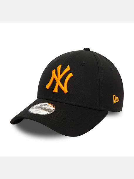 Casquette garçon ajustable Noir / orange+Orange foncé 1 - vertbaudet enfant 
