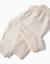 Lot de 2 pantalons en coton unis/à rayures Gris clair 4 - vertbaudet enfant 