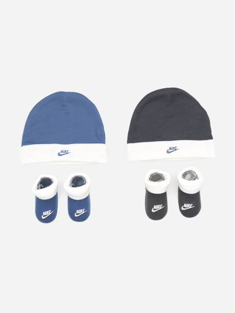 Bodies garçon en coffret Blanc / noir / bleu 5 - vertbaudet enfant 