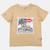 T-shirt manches courtes garçon avec imprime ocean Beige+Bleu+Marine+Orange 3 - vertbaudet enfant 