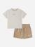 Ensemble garçon 2 pièces Beige+Vert / blanc 1 - vertbaudet enfant 