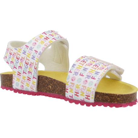 Sandales bébé fille modèle été Blanc blanco 5 - vertbaudet enfant 