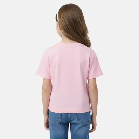 T-shirt manches courtes fille avec personnage lilo & stitch Rose+Vert 3 - vertbaudet enfant 